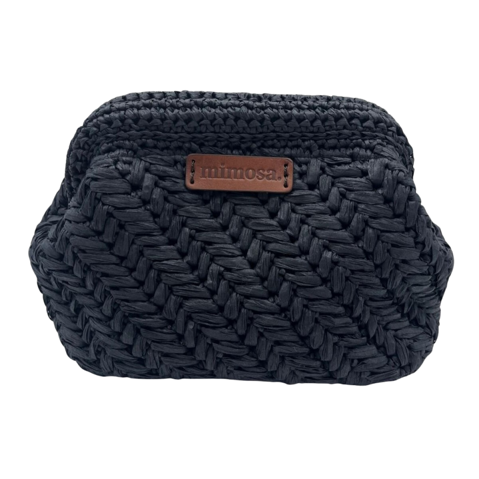 Başak Pouch Clutch Siyah Çanta