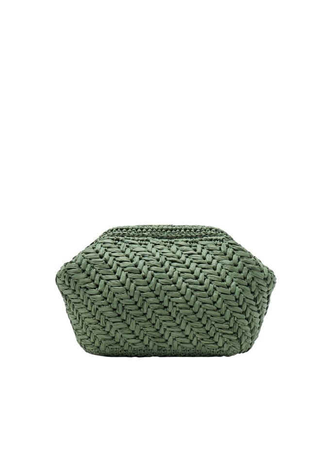 Başak Pouch Clutch Çanta Yeşil