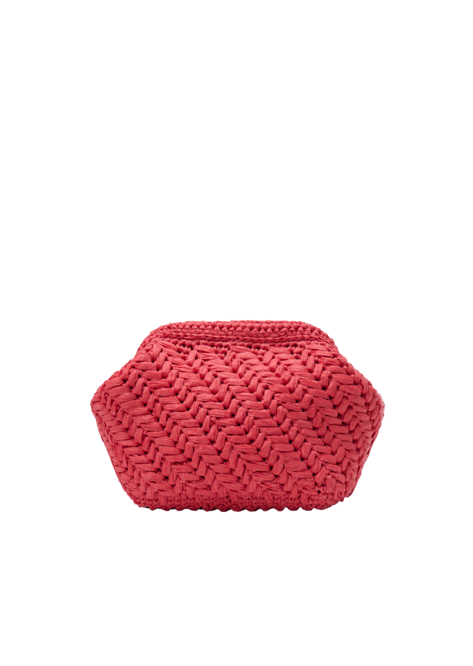 Başak Pouch Clutch Çanta Pembe