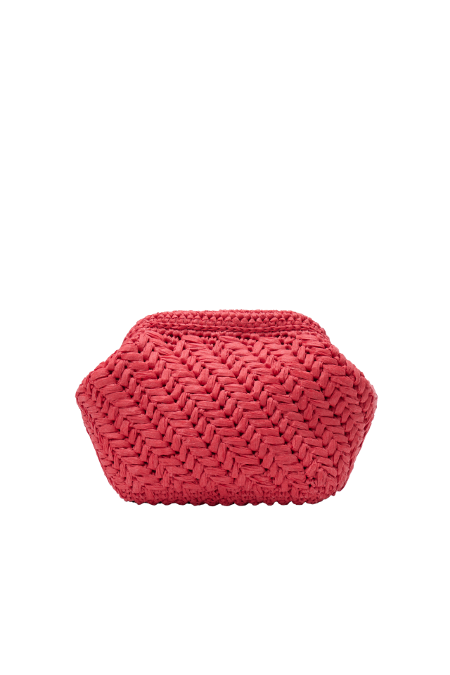 Başak Pouch Clutch Çanta Pembe