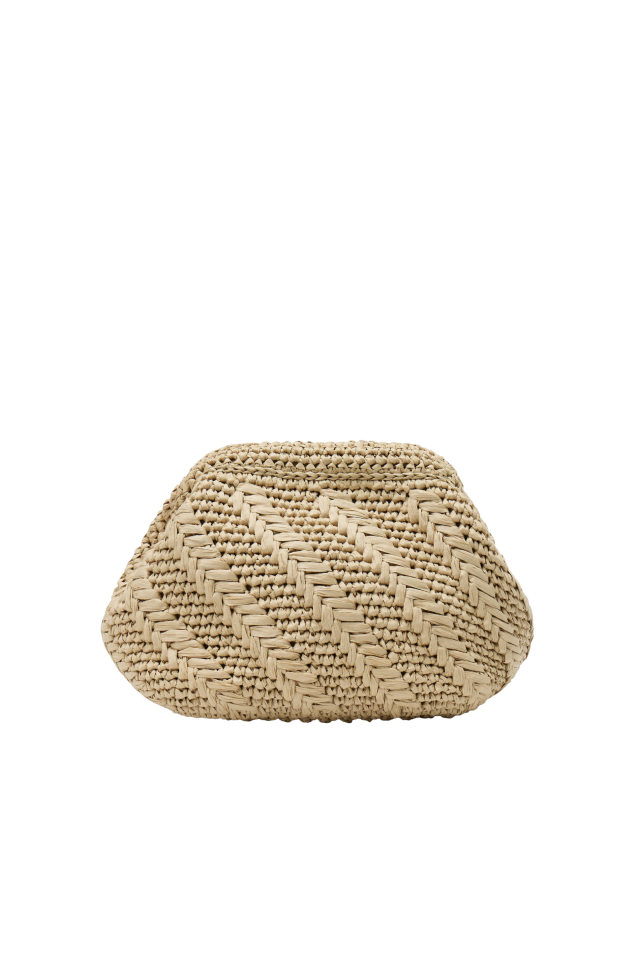 Başak Pouch Clutch Çanta Natural