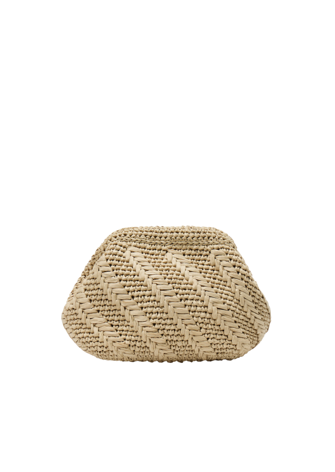 Başak Pouch Clutch Çanta Natural