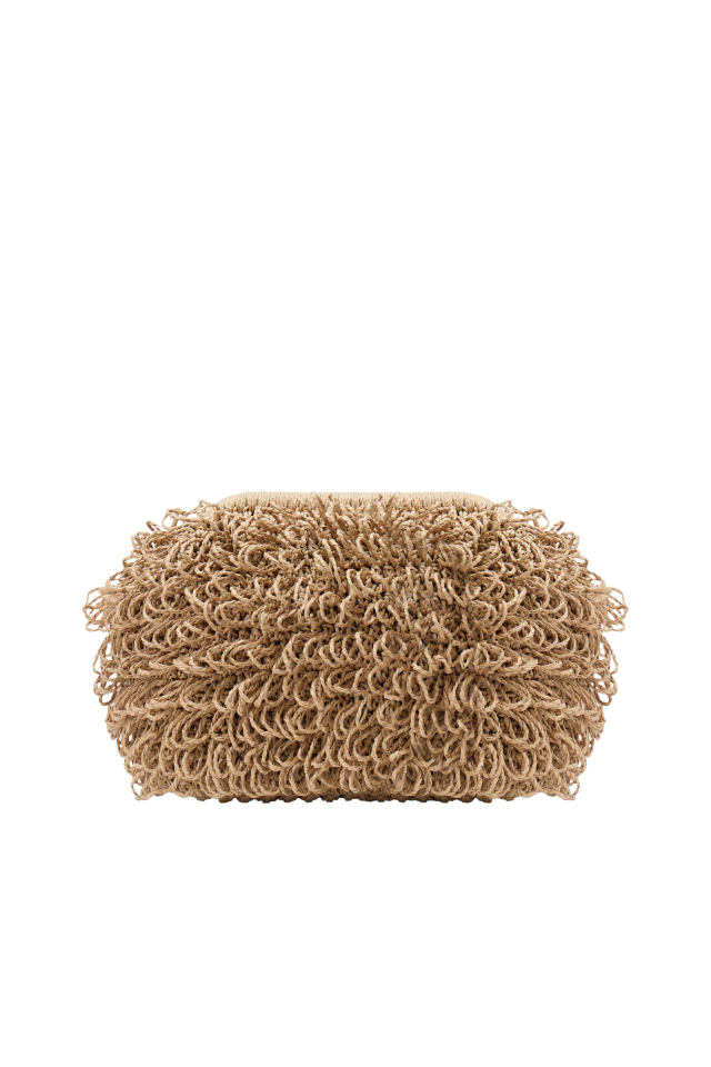 Selin Pouch Clutch Çanta Natural