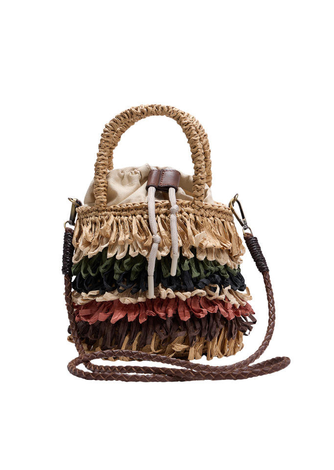 Kırpık Mini Çanta Gökkuşağı