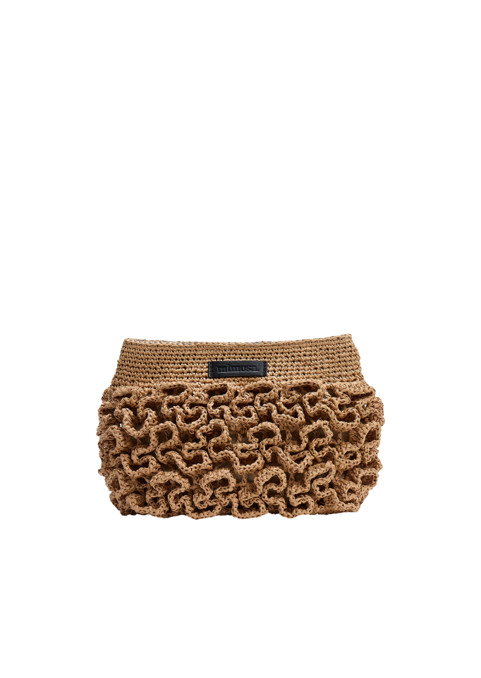 Cora Clutch Çanta Natural