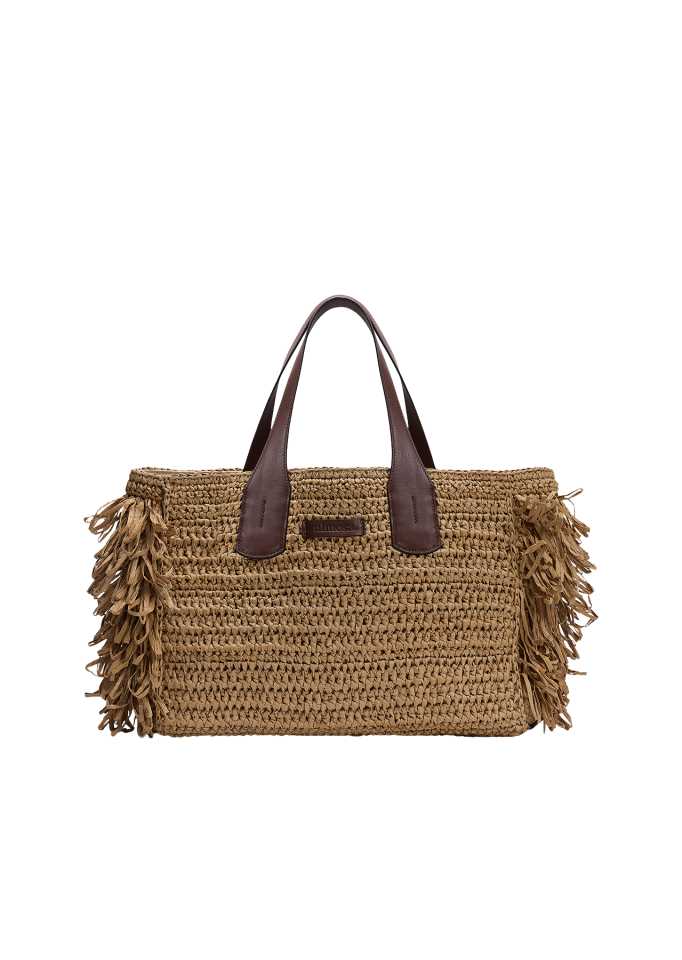 Kırpık XL Tote Çanta Natural
