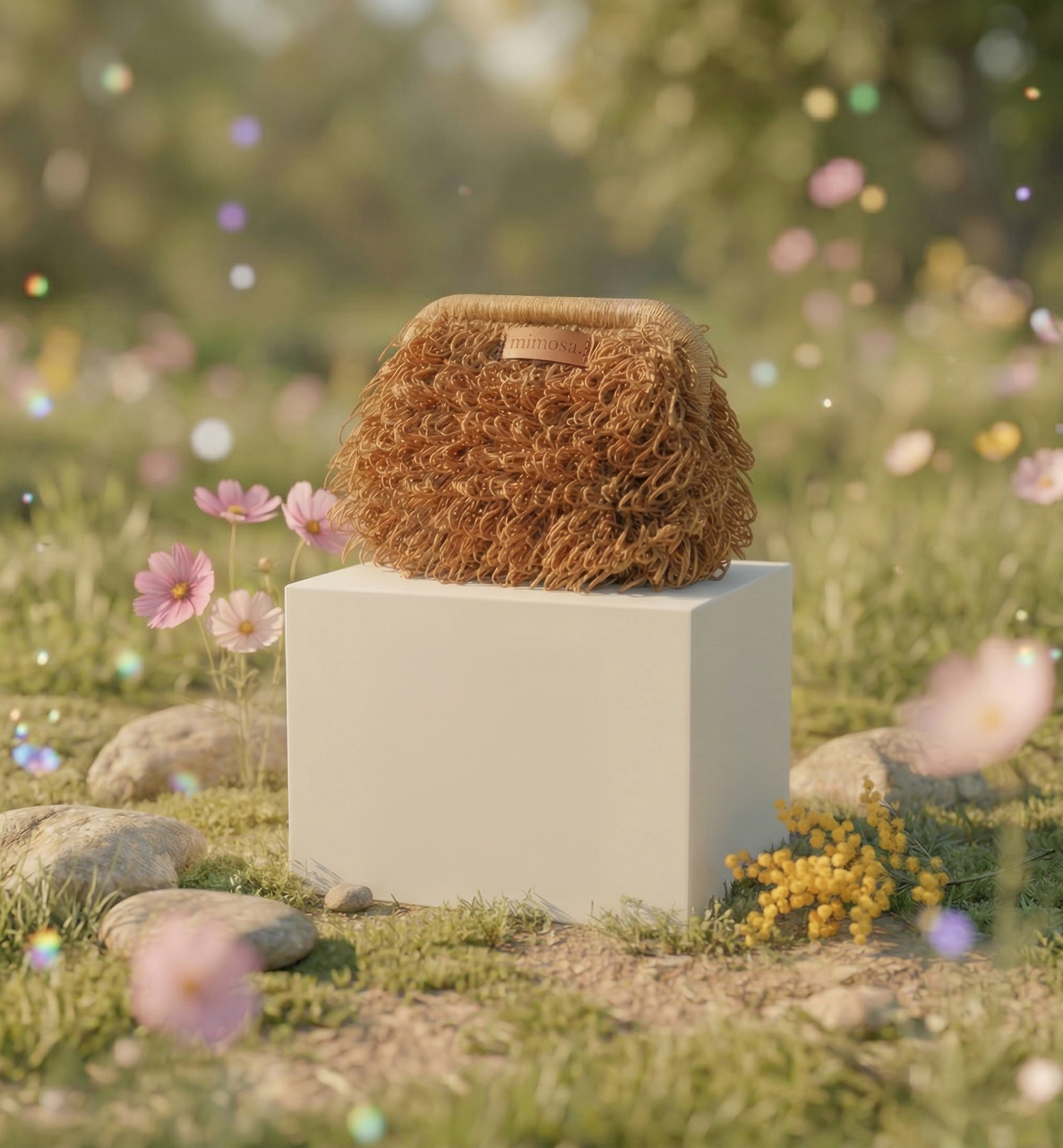 Selin Bubble Pouch Clutch